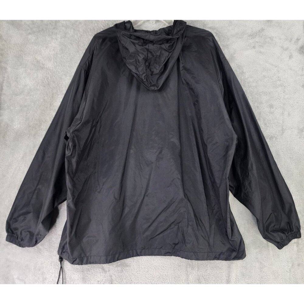 Luna Pier Texas A&M Jacket Mens XL Black White 1/2 Zip Pullover Windbreaker - Picture 2 of 10